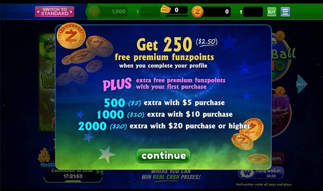 Funzpoints Casino Free Premium Funzpoints