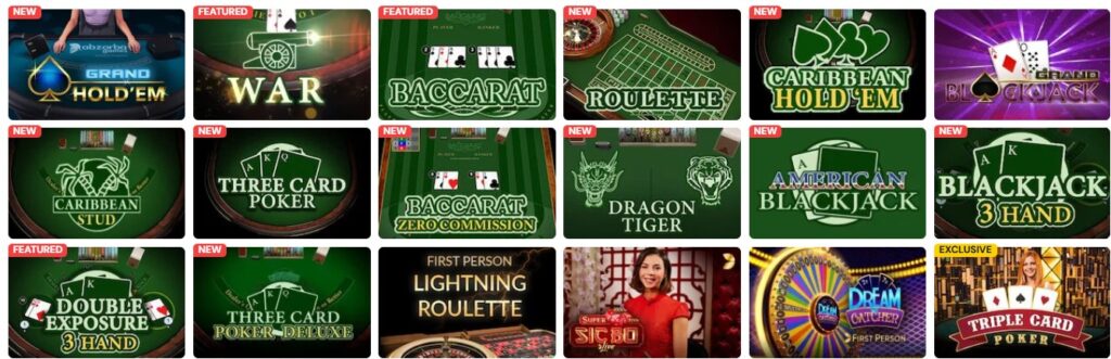 Rush Games Casino4Fun live games