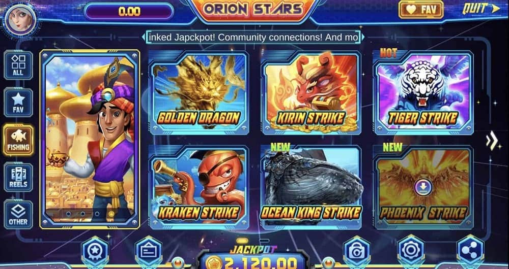 orion stars online casino login