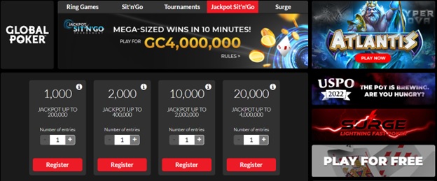 Jackpot Sit n Gos