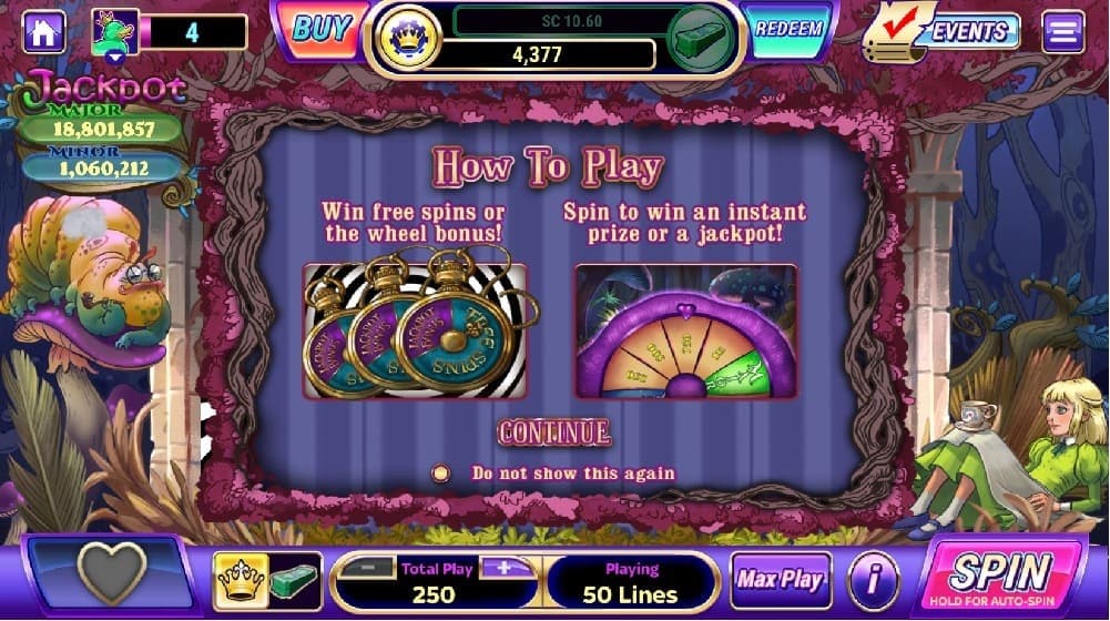 Alice in Luckyland slot