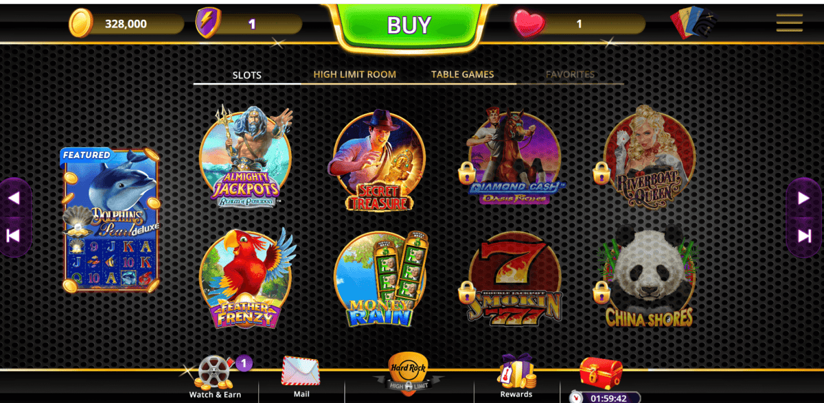 Hard Rock Social Casino Slots