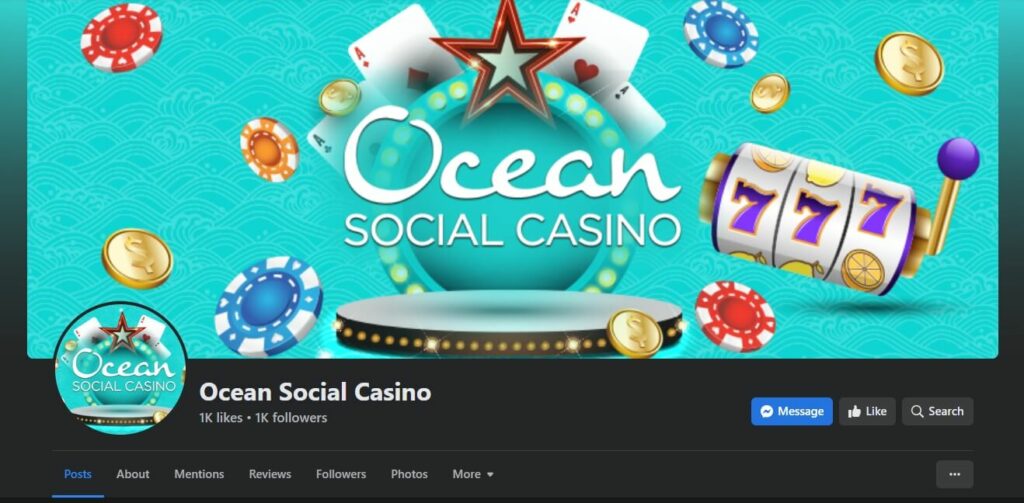 Ocean Social Casino Review & Promo Codes Games & Bonus