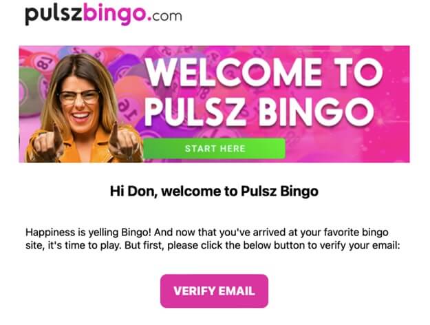 Welcome to Pulsz Bingo