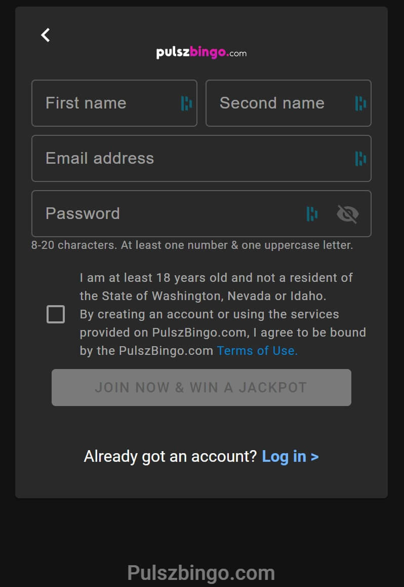 Pulsz BIngo Join Now