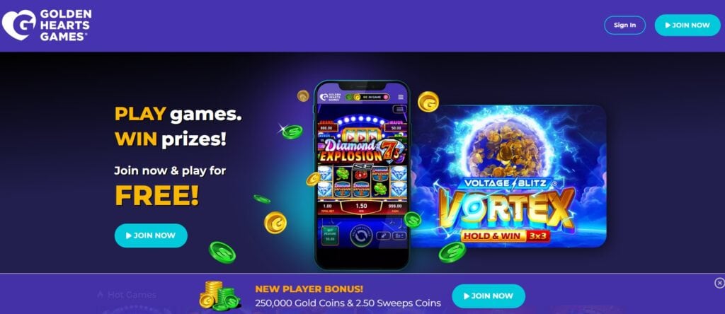 Golden Heart Games bonuses