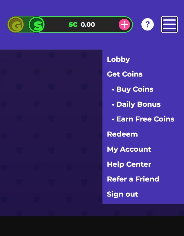 Golden Hearts Games sidebar