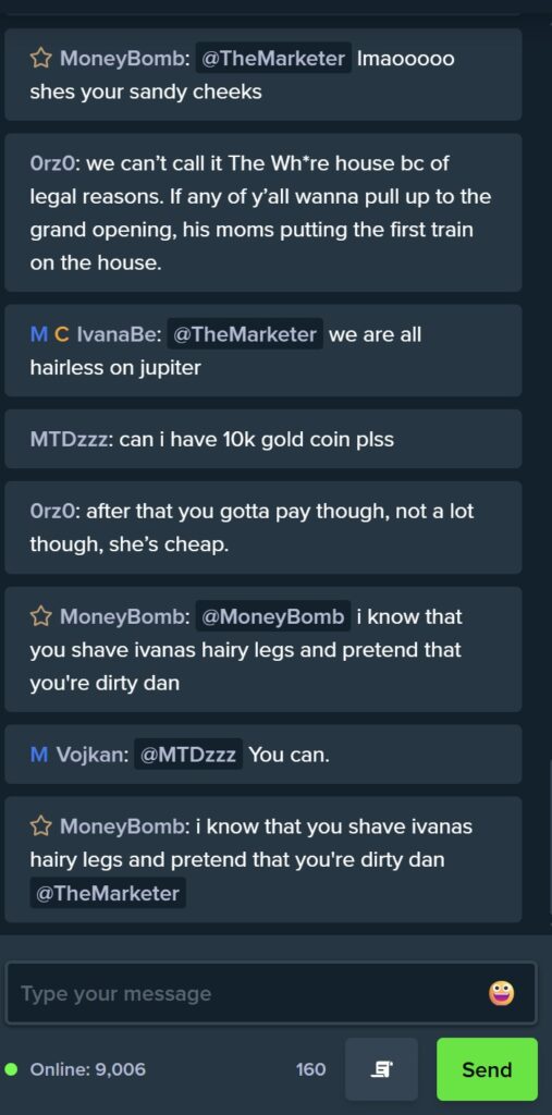 Stake.us live chat