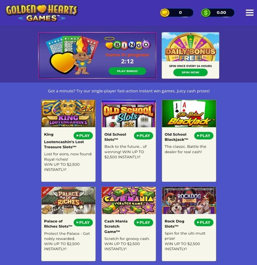 Golden Hearts Games Slots