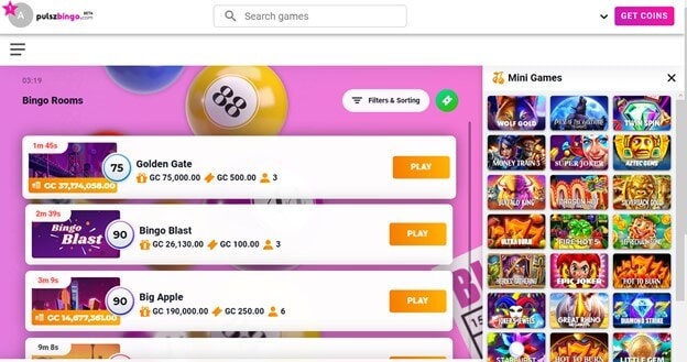 Pulsz Bingo Games