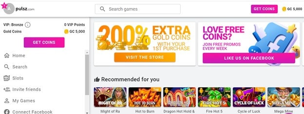 Pulsz.com Get Coins