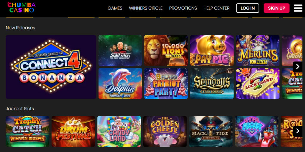 Chumba games lobby