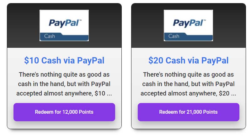 Bingoport cash redemption options