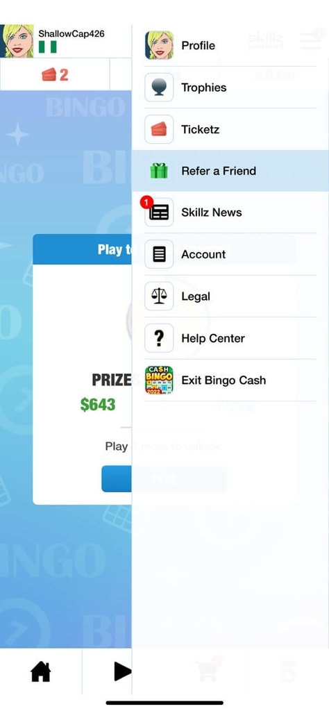 Bingo Cash Refer a Friend