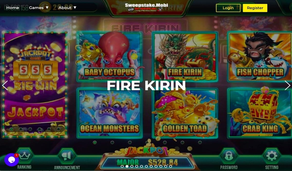 Sweepstake.Mobi Fire Kirin