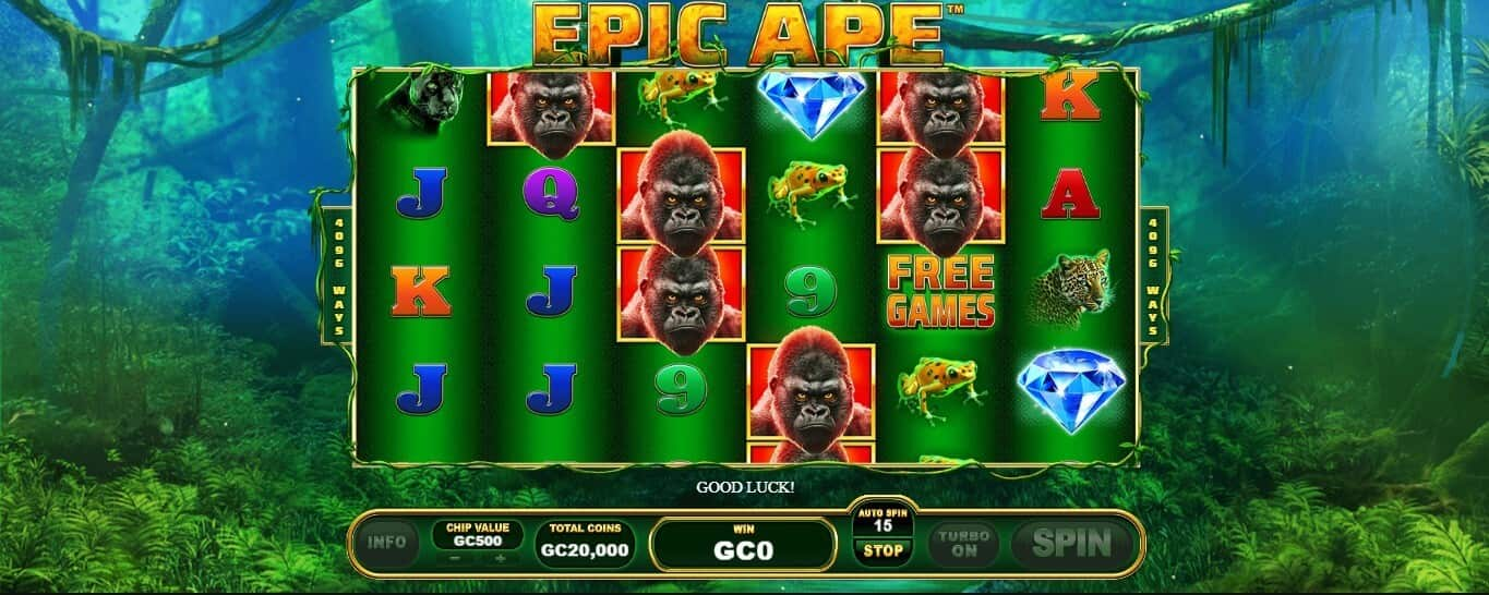 epic ape slot game