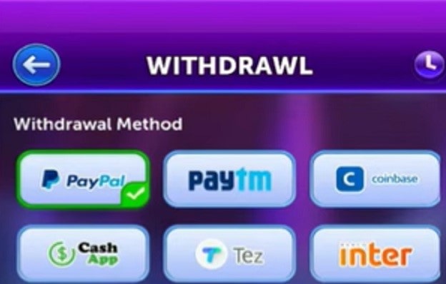 slot rush withdrawals method