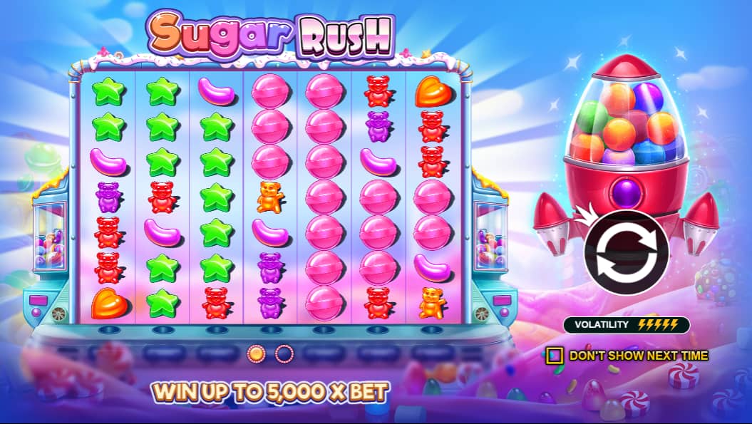 sugar rush slot game