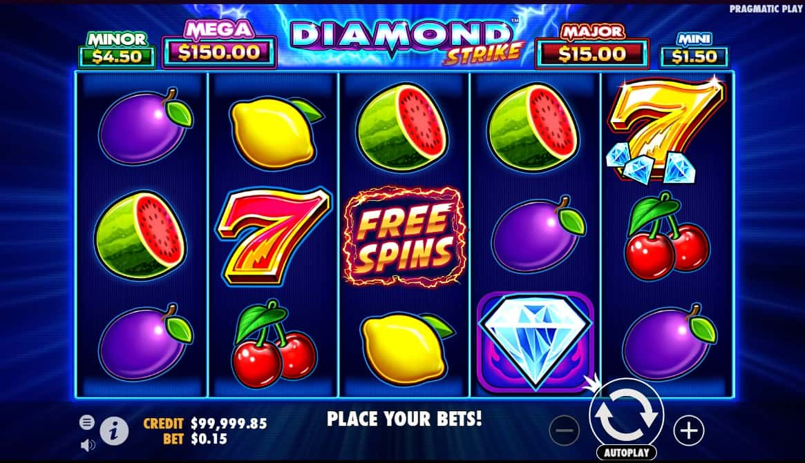 diamond strike slot game