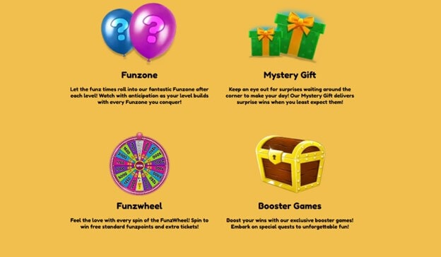 Funzpoints Bonuses Types