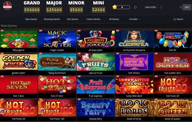 Inferno Slots Games