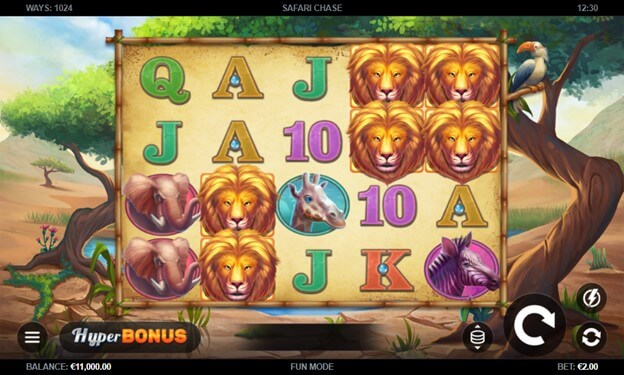 Safari Chase Hit'N'Roll Slot