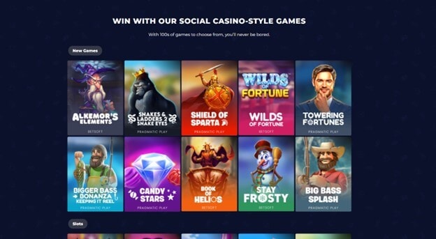 WOW Vegas Casino New Games