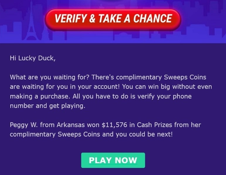 luckyland slots account verification