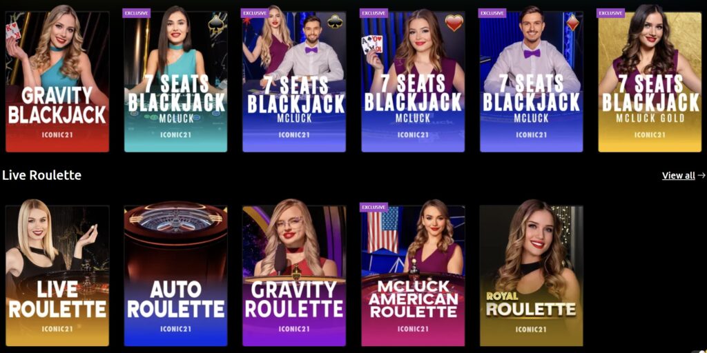 McLuck live games