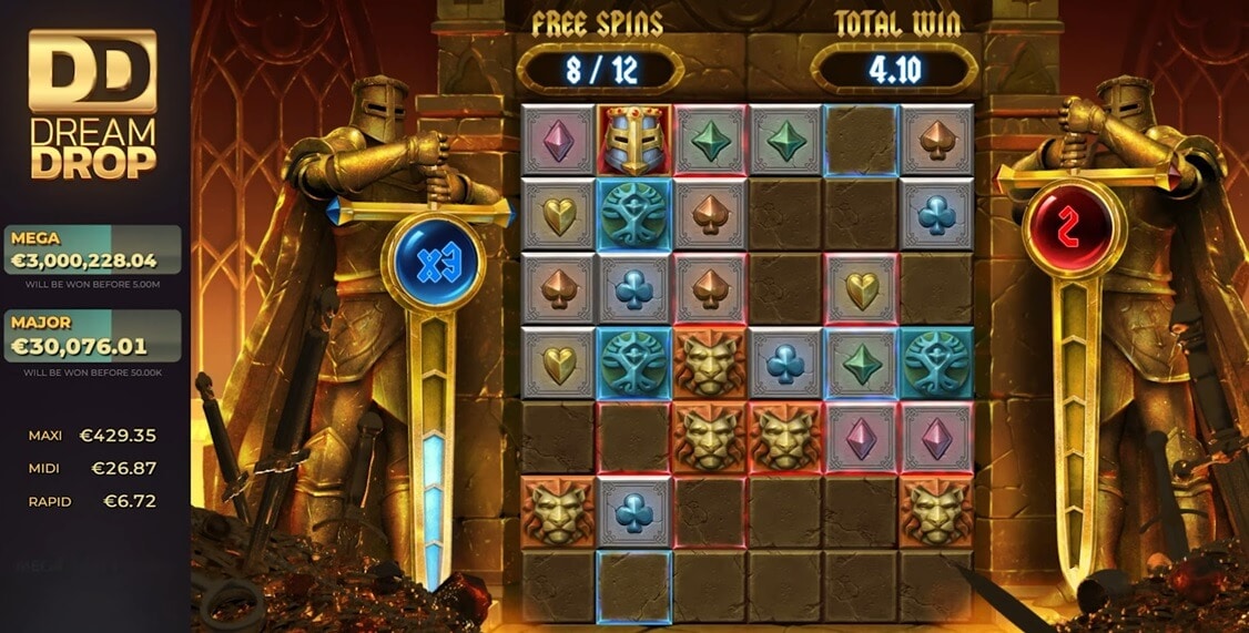 Templar Tumble 2 Dream Drop Free Spins