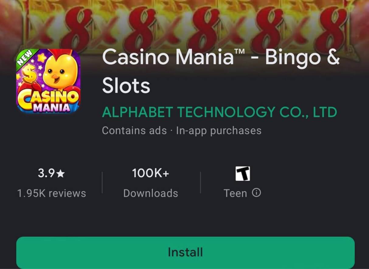 Casino Mania Android App