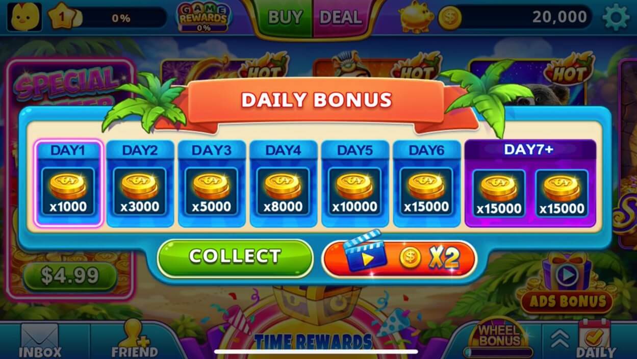 Casino Mania Daily Bonus