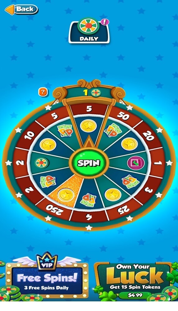 Coin Dozer Spin The Wheel