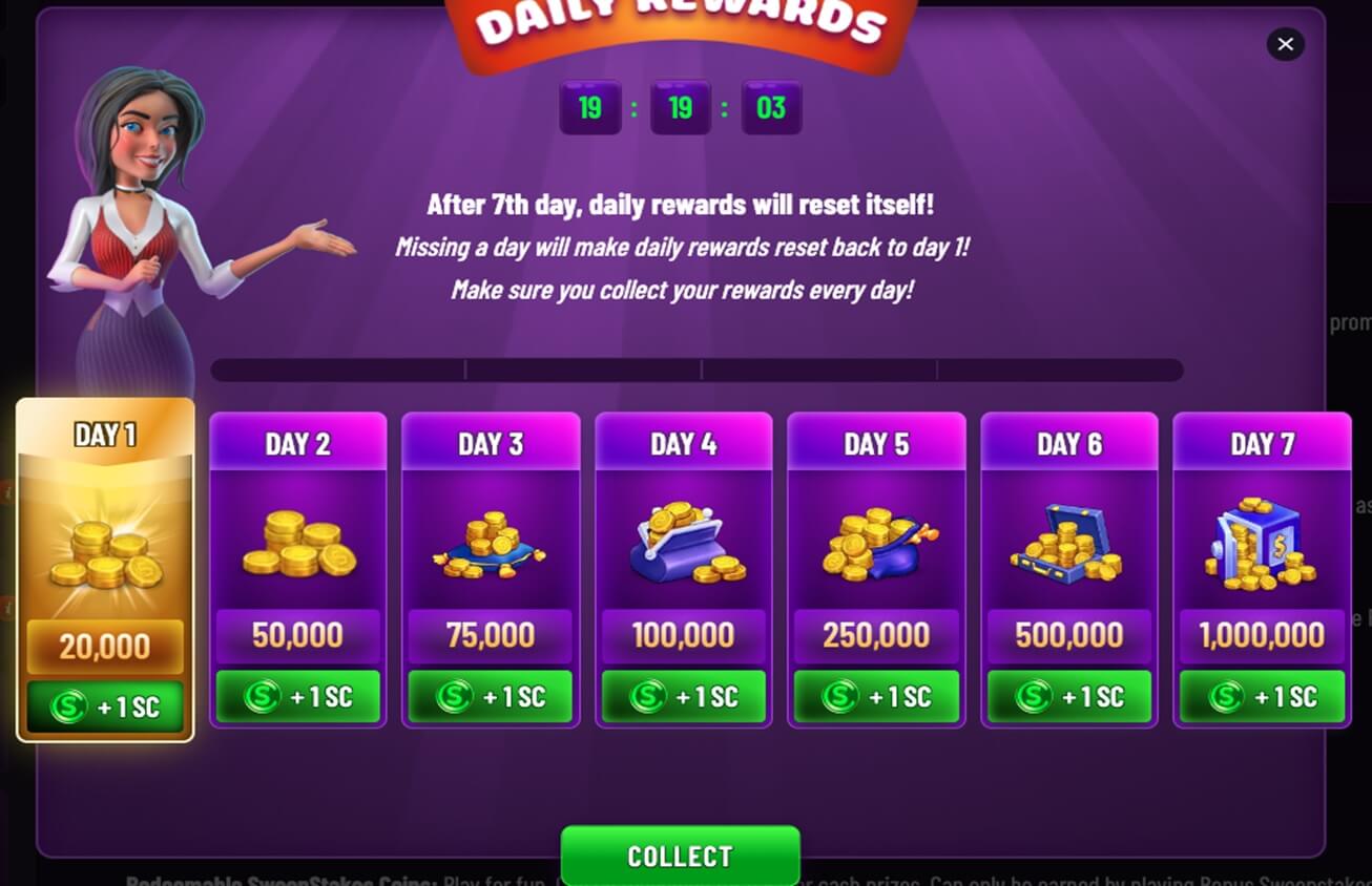 Ding Ding Ding Casino Daily Bonus