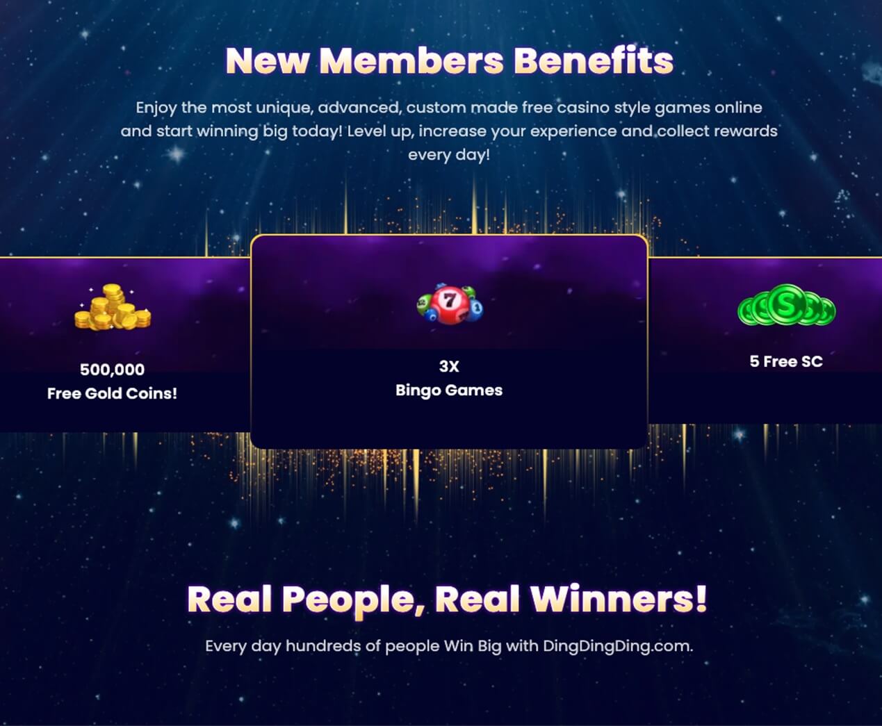 Ding Ding Ding Casino New Player Benefits