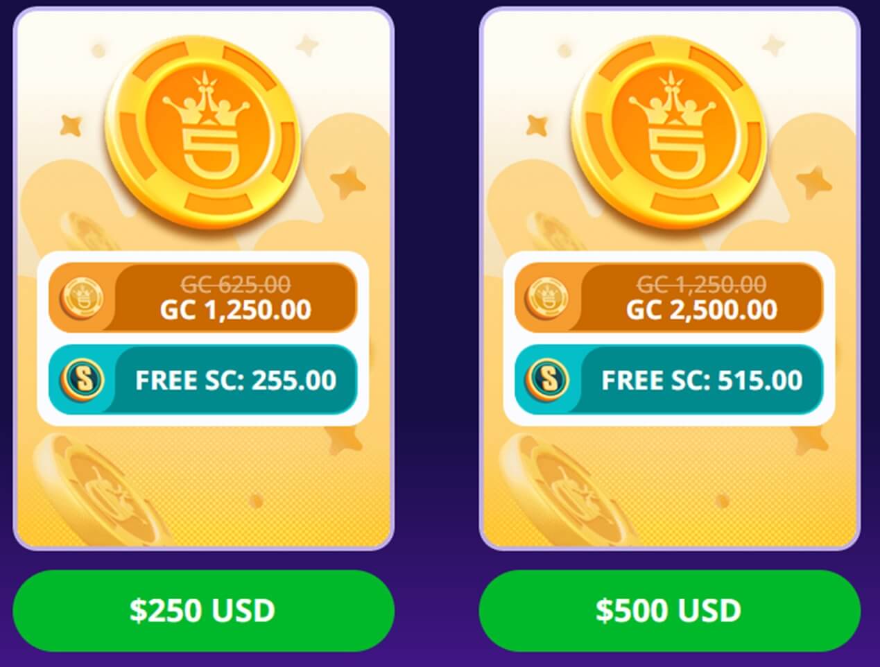 High 5 Casino Purchase Bonus