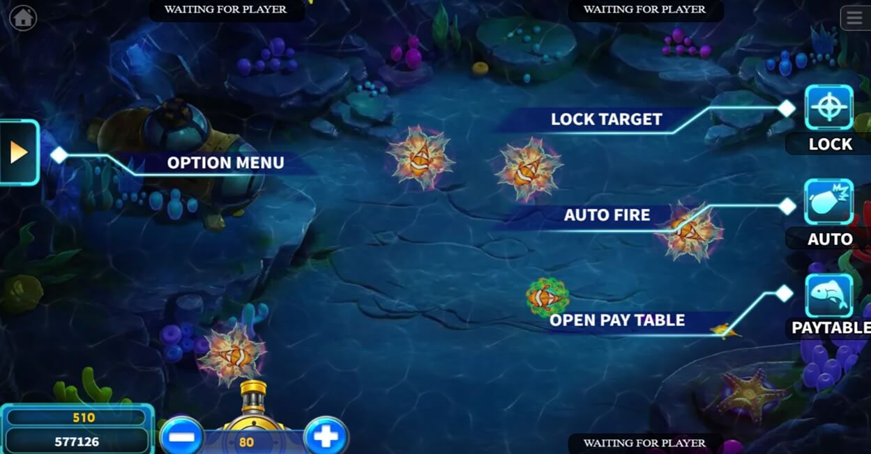 KA Fish Hunter Menu