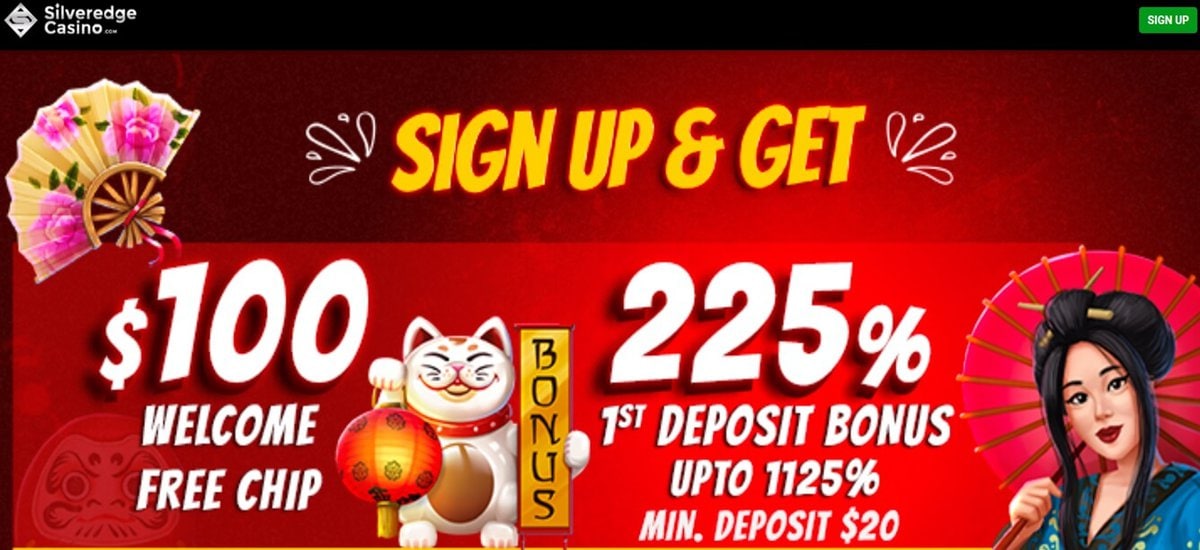 Silveredge Casino Welcome Bonus