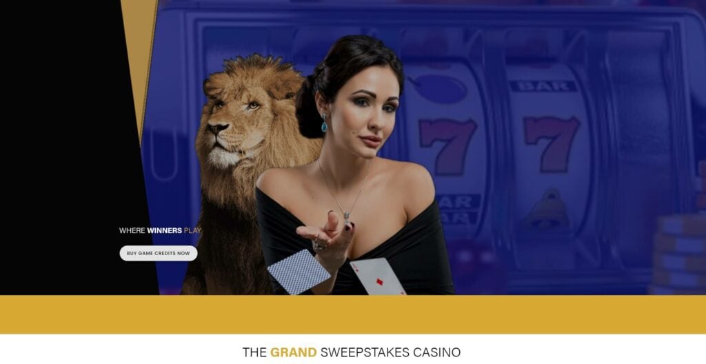 The Grand Sweepstakes Casino Banner