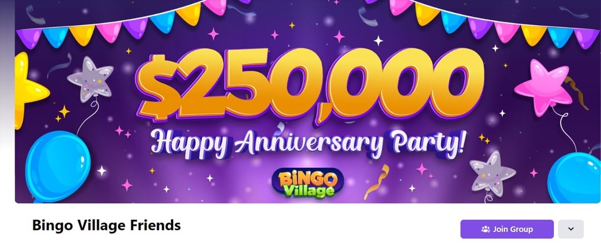 Bingo Village Facebook Group