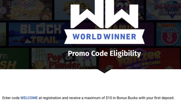 World Winner Promo Codes For Existing Users