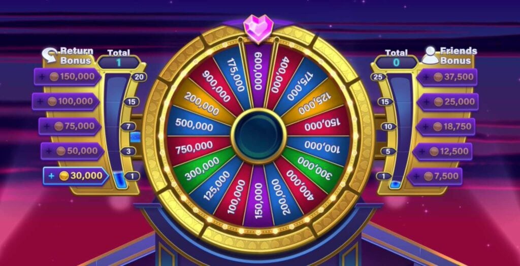Try your luck on the spin the wheel game