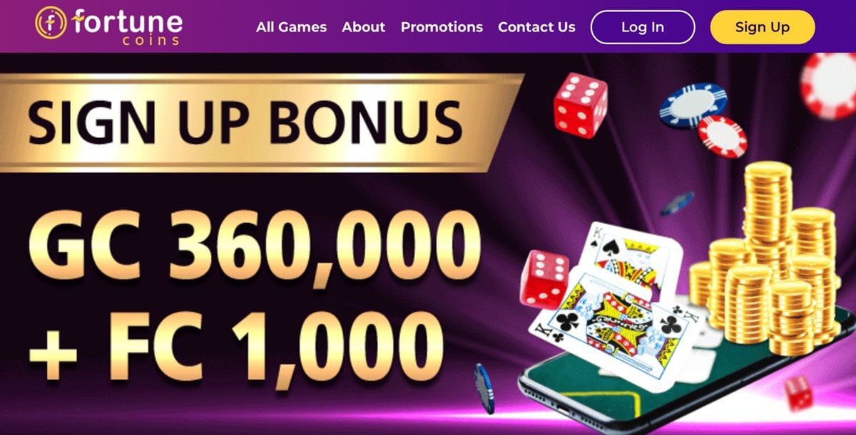 Fortune Coins Sign Up Bonus