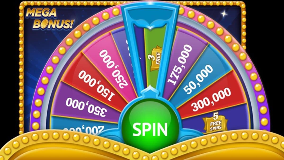 SpinToWin Slots & Sweepstakes Mega Wheel Bonus