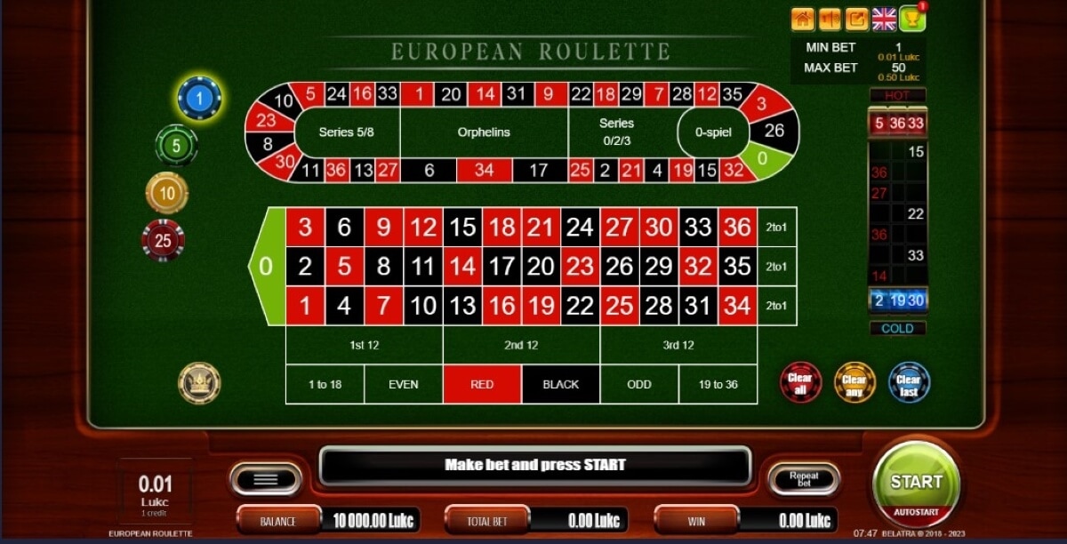 European Roulette