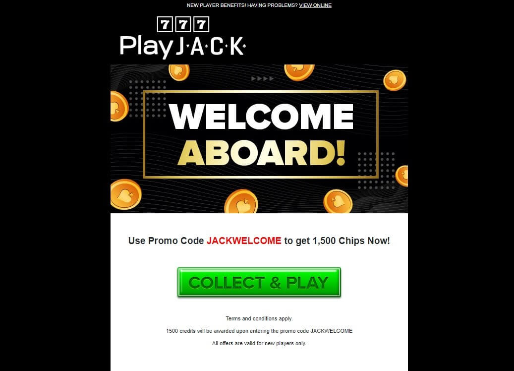 Playjack Promo Code