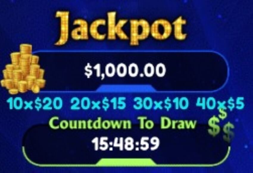 Jackpot Draw Countdown