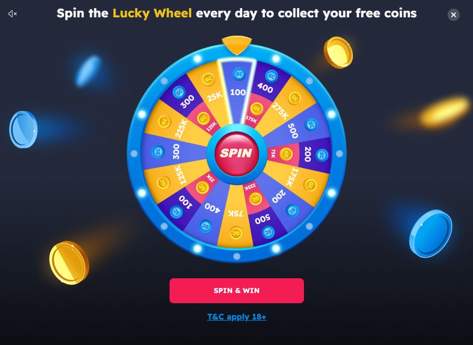 NoLimitCoins Casino Lucky Wheel