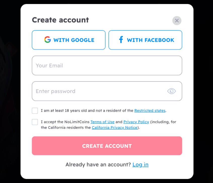 Create An Account