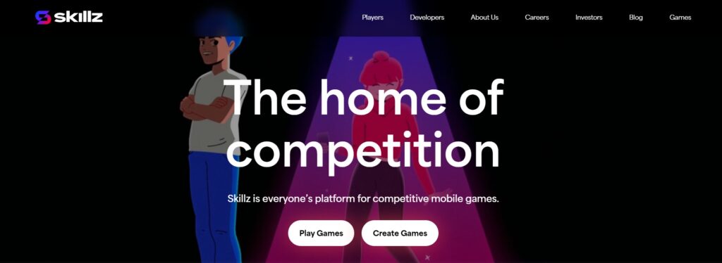 Skillz main page